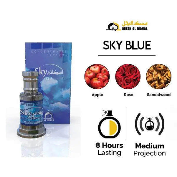 Sky Blue | Concentrated Perfume Attar Oil Al Mushk