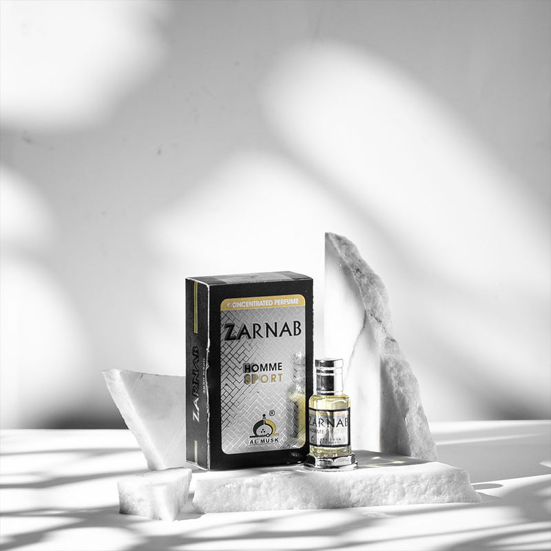Zarnab Homme Sport | Concentrated Perfume Attar Oil | 12ml