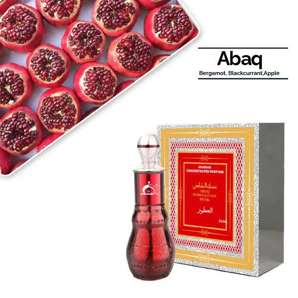 Abaq (Pomegranate Musk) For Winter | Premium Attars | 24ml Musk Al Mahal