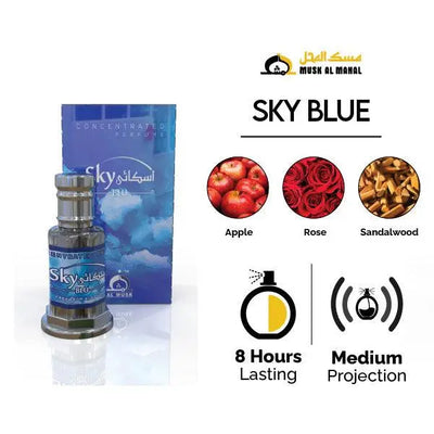 Sky Blue | Concentrated Perfume Attar Oil Al Mushk
