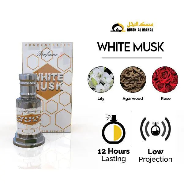 White Musk | Concentrated Perfume Attar Oil Al Mushk